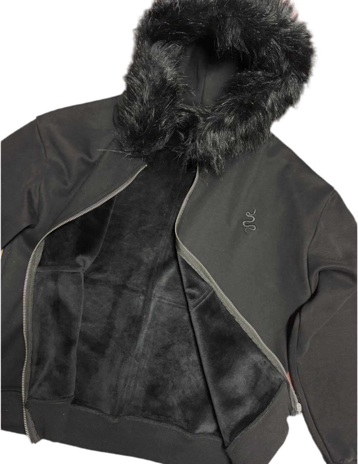 Fur hoodie