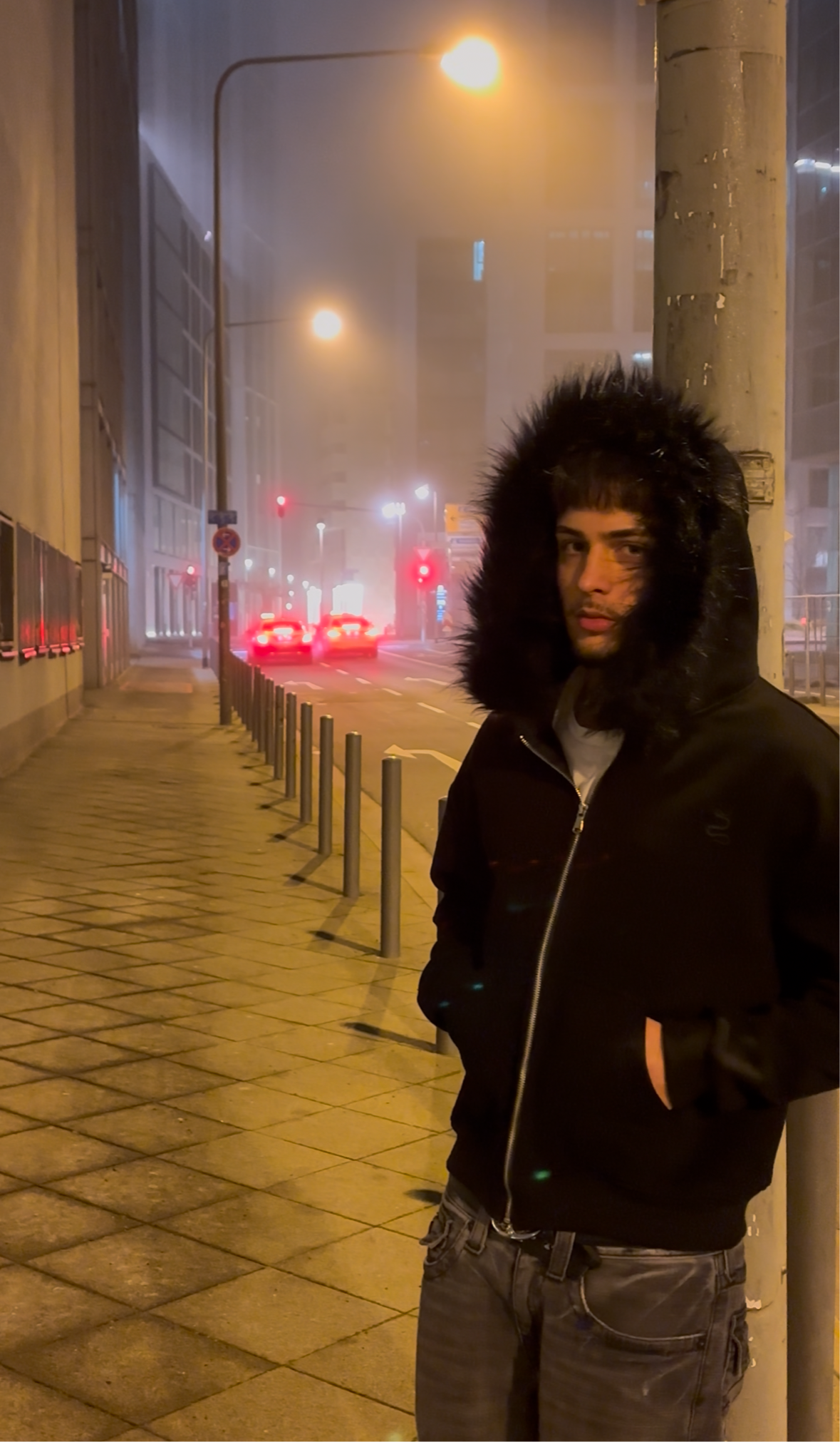 Fur hoodie